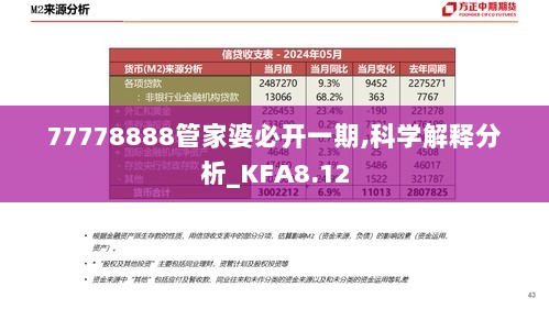 77778888管家婆必开一期,科学解释分析_KFA8.12