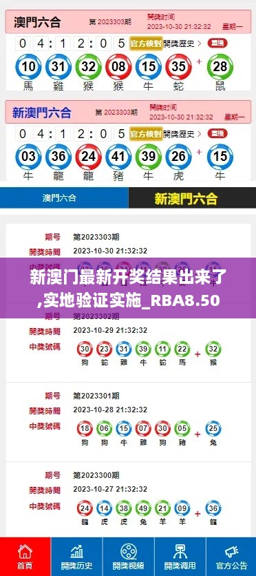 新澳门最新开奖结果出来了,实地验证实施_RBA8.50