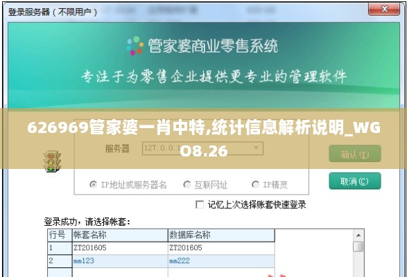626969管家婆一肖中特,统计信息解析说明_WGO8.26