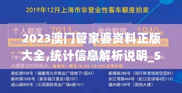 2023澳门管家婆资料正版大全,统计信息解析说明_SKZ8.60