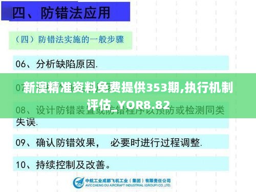 新澳精准资料免费提供353期,执行机制评估_YOR8.82