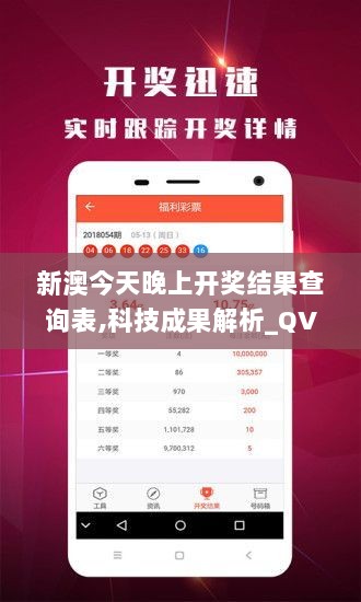 新澳今天晚上开奖结果查询表,科技成果解析_QVH8.12