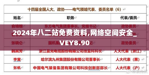 2024年八二站免费资料,网络空间安全_VEY8.90