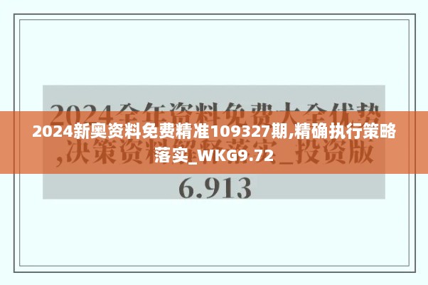 2024新奥资料免费精准109327期,精确执行策略落实_WKG9.72