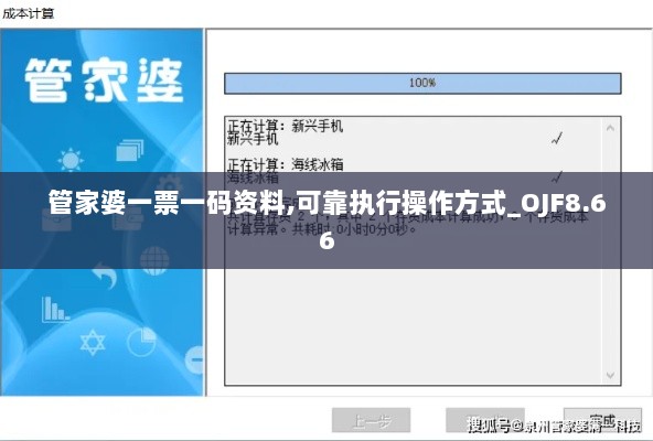 管家婆一票一码资料,可靠执行操作方式_OJF8.66