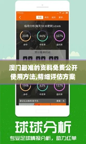 澳门最准的资料免费公开使用方法,精细评估方案_JXJ8.54