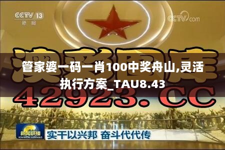 管家婆一码一肖100中奖舟山,灵活执行方案_TAU8.43