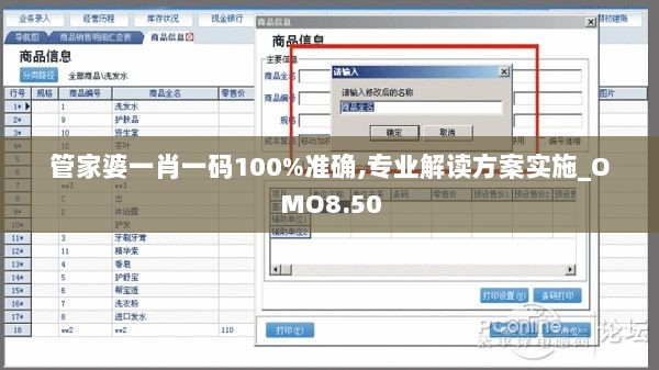 管家婆一肖一码100%准确,专业解读方案实施_OMO8.50