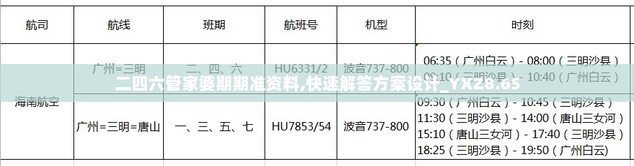 二四六管家婆期期准资料,快速解答方案设计_YXZ8.65