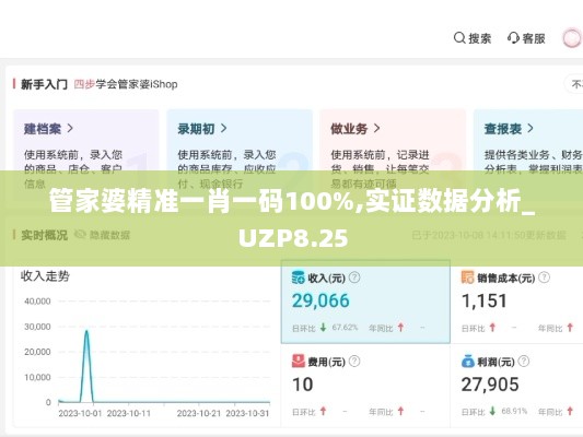 管家婆精准一肖一码100%,实证数据分析_UZP8.25