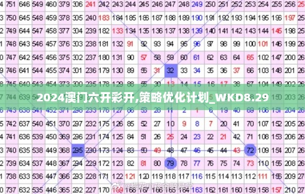 2024澳门六开彩开,策略优化计划_WKD8.29