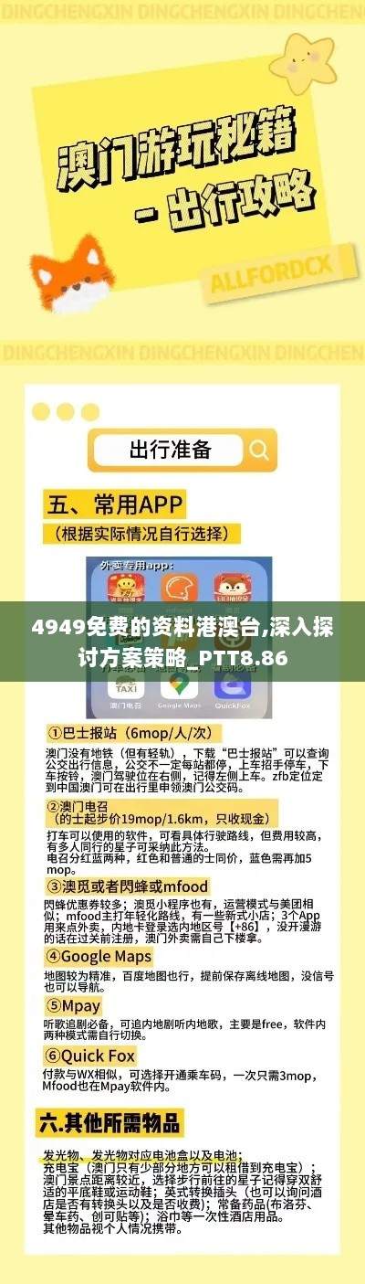 4949免费的资料港澳台,深入探讨方案策略_PTT8.86