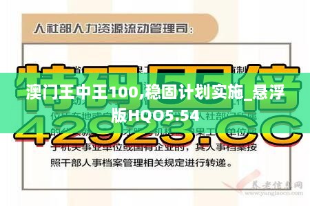 澳门王中王100,稳固计划实施_悬浮版HQO5.54