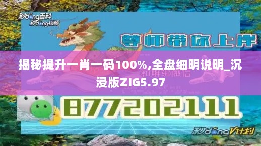 揭秘提升一肖一码100%,全盘细明说明_沉浸版ZIG5.97