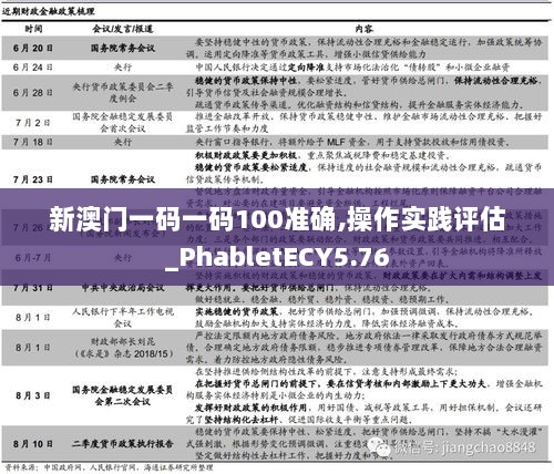 新澳门一码一码100准确,操作实践评估_PhabletECY5.76