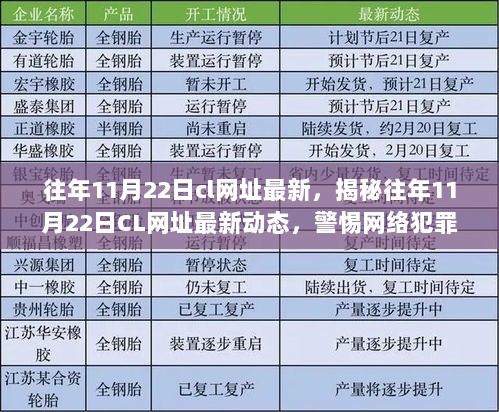 往年11月22日CL网址最新动态揭秘，警惕网络犯罪，守护个人安全