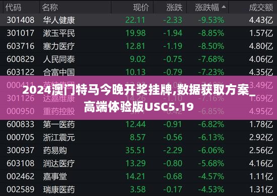 2024澳门特马今晚开奖挂牌,数据获取方案_高端体验版USC5.19