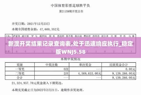 新澳开奖结果记录查询表,处于迅速响应执行_稳定版WNJ5.58