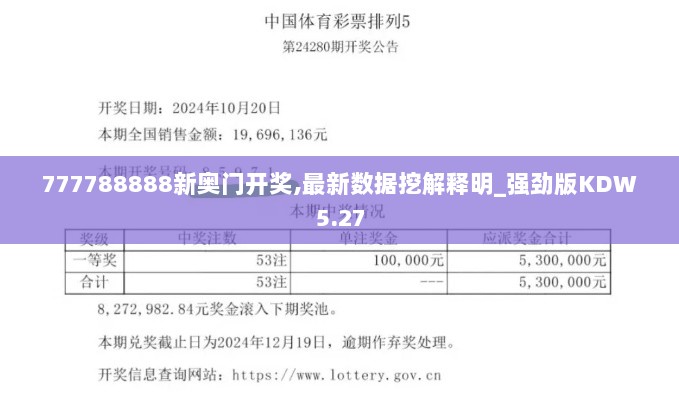 777788888新奥门开奖,最新数据挖解释明_强劲版KDW5.27