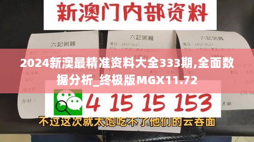 2024新澳最精准资料大全333期,全面数据分析_终极版MGX11.72