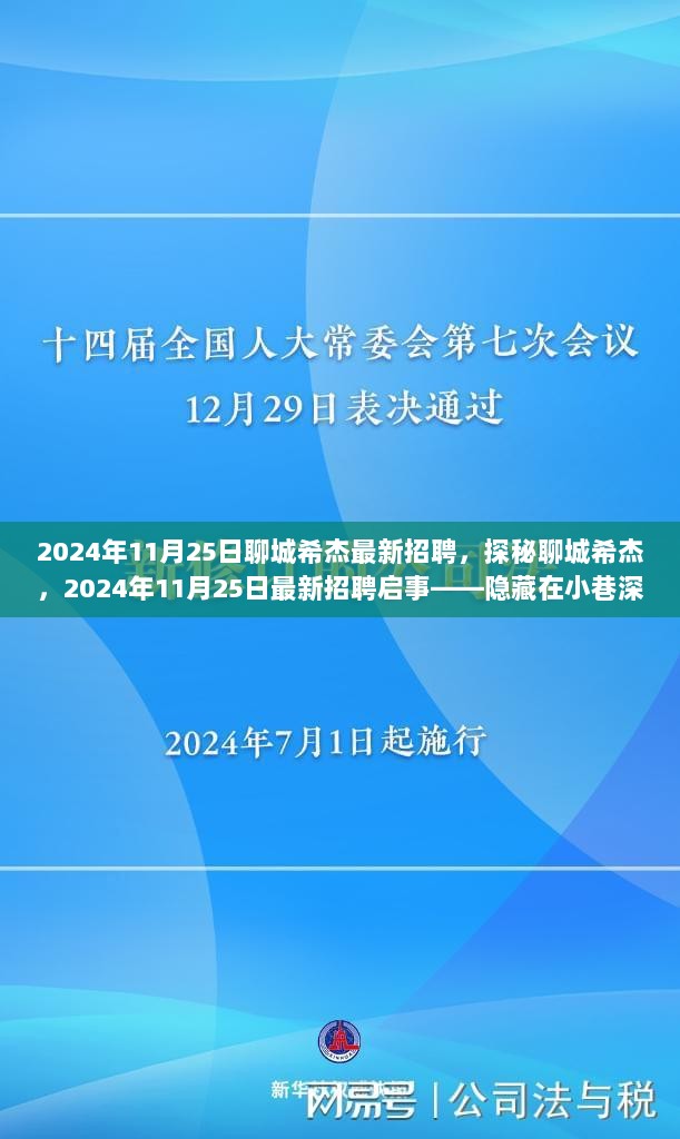 聊城希杰2024年11月25日最新招聘启事——探秘独特风味小店的招聘之旅