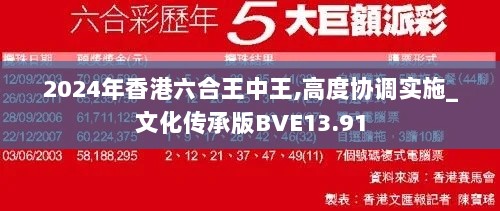 2024年香港六合王中王,高度协调实施_文化传承版BVE13.91