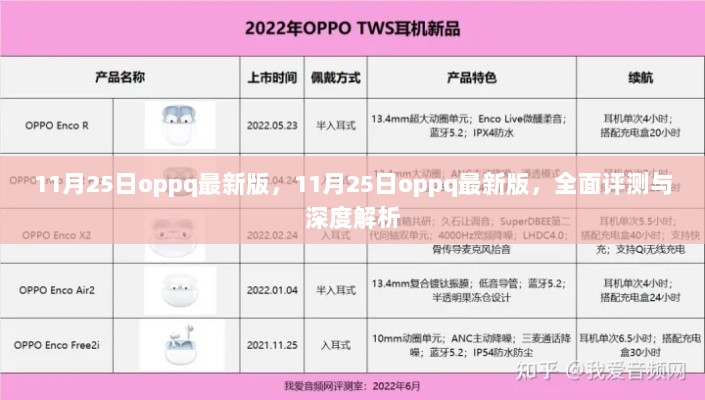 11月25日OPPQ最新版，全面评测与深度解析