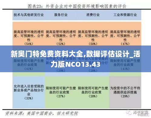 新奥门特免费资料大全,数据评估设计_活力版NCO13.43