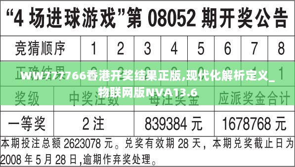 WW777766香港开奖结果正版,现代化解析定义_物联网版NVA13.6