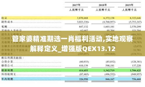 管家婆精准期选一肖福利活动,实地观察解释定义_增强版QEX13.12