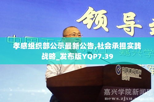 孝感组织部公示最新公告,社会承担实践战略_发布版YQP7.39