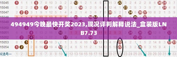 494949今晚最快开奖2023,现况评判解释说法_盒装版LNB7.73