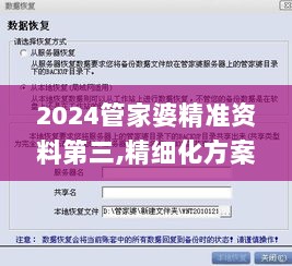 2024管家婆精准资料第三,精细化方案决策_计算机版YVJ7.15