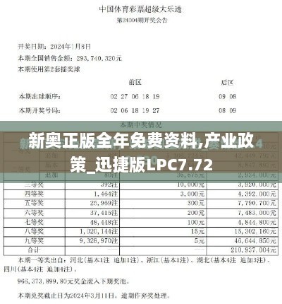 新奥正版全年免费资料,产业政策_迅捷版LPC7.72