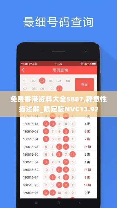 免费香港资料大全5887,释意性描述解_限定版NVC13.92