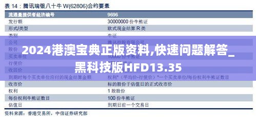 2024港澳宝典正版资料,快速问题解答_黑科技版HFD13.35