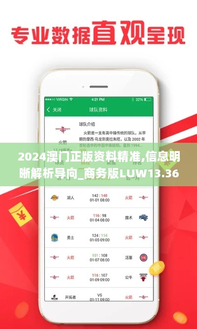 2024澳门正版资料精准,信息明晰解析导向_商务版LUW13.36