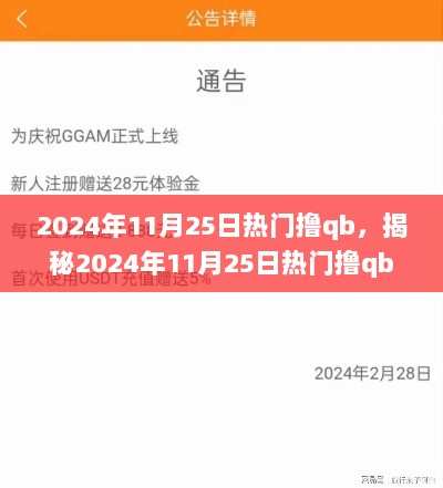 2024年热门网络诈骗揭秘，关于11月25日热门撸qb背后的真相。