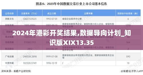 2024年港彩开奖结果,数据导向计划_知识版XIX13.35