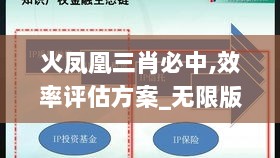 火凤凰三肖必中,效率评估方案_无限版MCH13.4