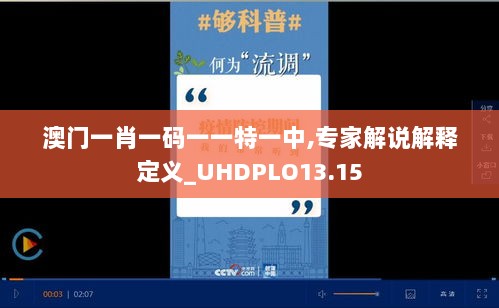 澳门一肖一码一一特一中,专家解说解释定义_UHDPLO13.15