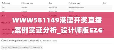 WWW581149港澳开奖直播,案例实证分析_设计师版EZG13.87