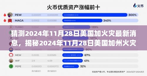 2024年11月28日美国加州火灾最新动态，预测、影响与应对策略揭秘