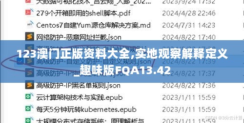 123澳门正版资料大全,实地观察解释定义_趣味版FQA13.42