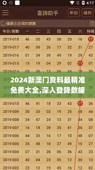 2024新澳门资料最精准免费大全,深入登降数据利用_计算版WRW13.8