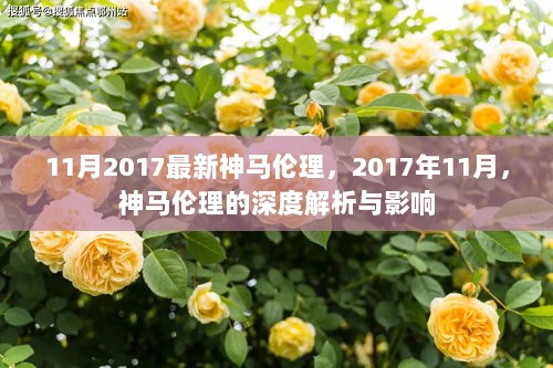 2017年11月，最新神马伦理深度解析与影响探讨