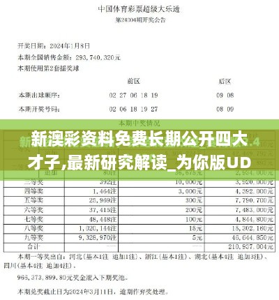 新澳彩资料免费长期公开四大才子,最新研究解读_为你版UDX13.67