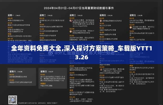 全年资料免费大全,深入探讨方案策略_车载版YTT13.26