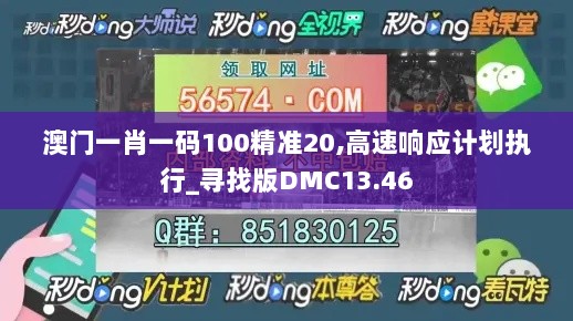 澳门一肖一码100精准20,高速响应计划执行_寻找版DMC13.46