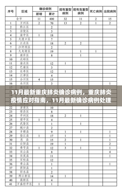 11月重庆肺炎确诊病例及应对指南，最新处理步骤详解